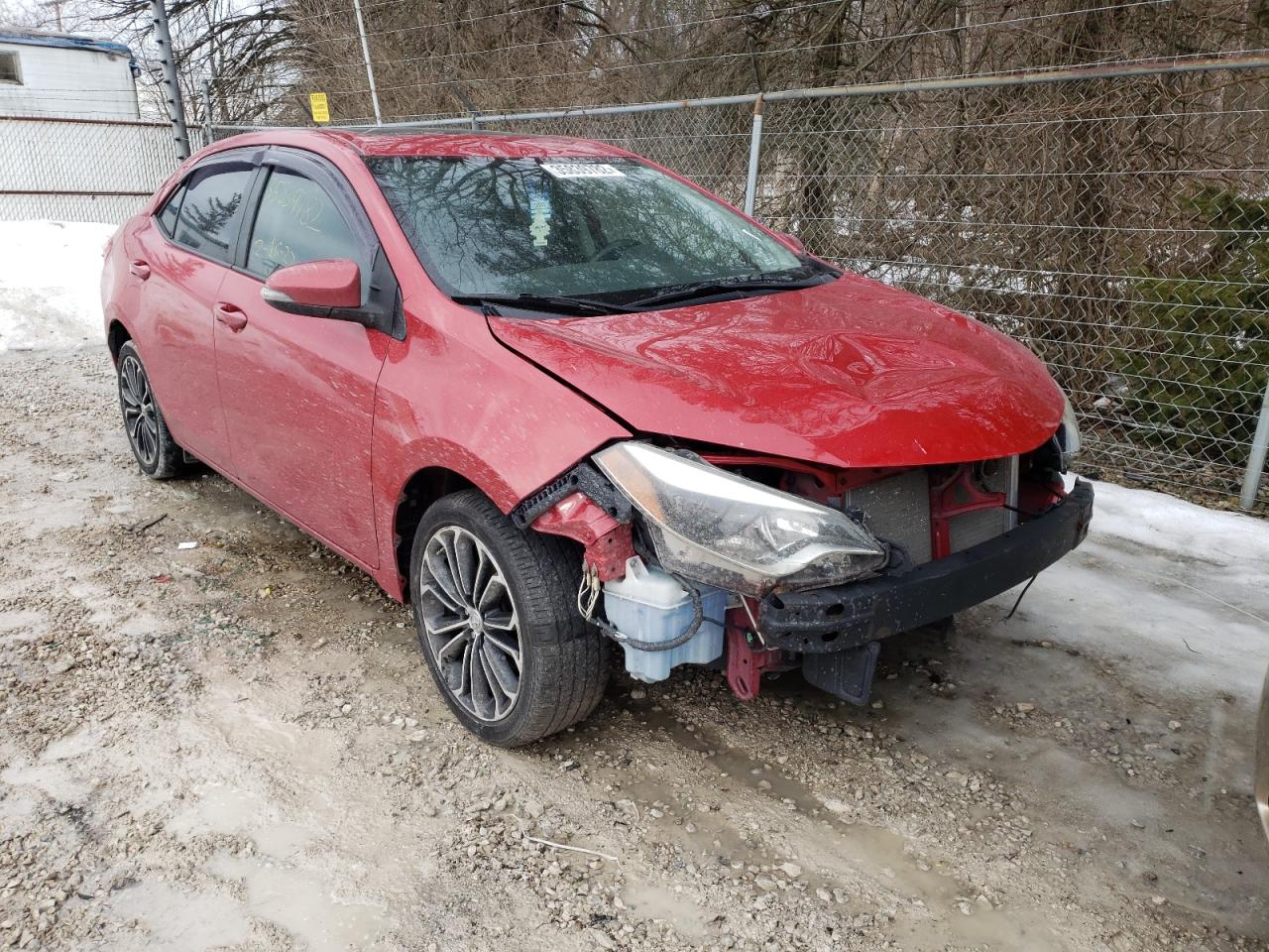 TOYOTA COROLLA L 2015 with VIN 2T1BURHE8FC376638 - Photo from auction