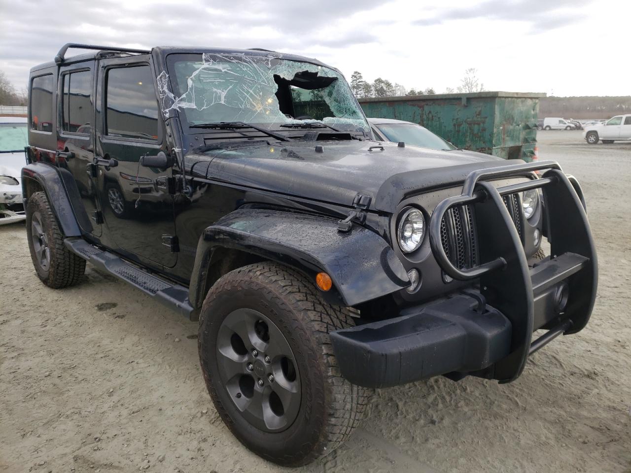 JEEP WRANGLER U 2017 with VIN 1C4BJWDG3HL592438 - Photo from auction