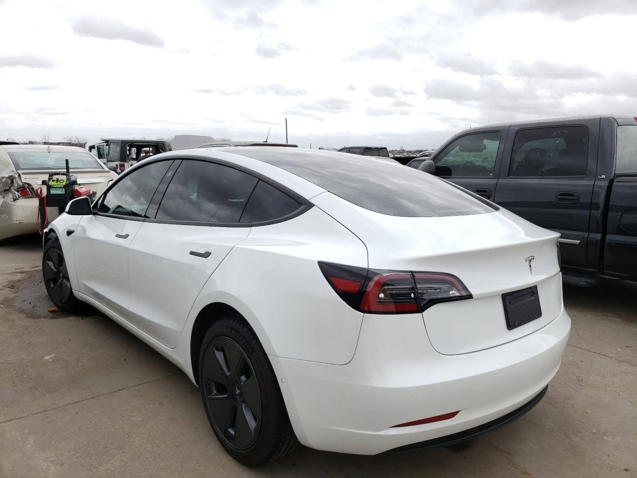Photo 3 from auction – 2021 TESLA MODEL 3 with VIN 5YJ3E1EAXMF093901