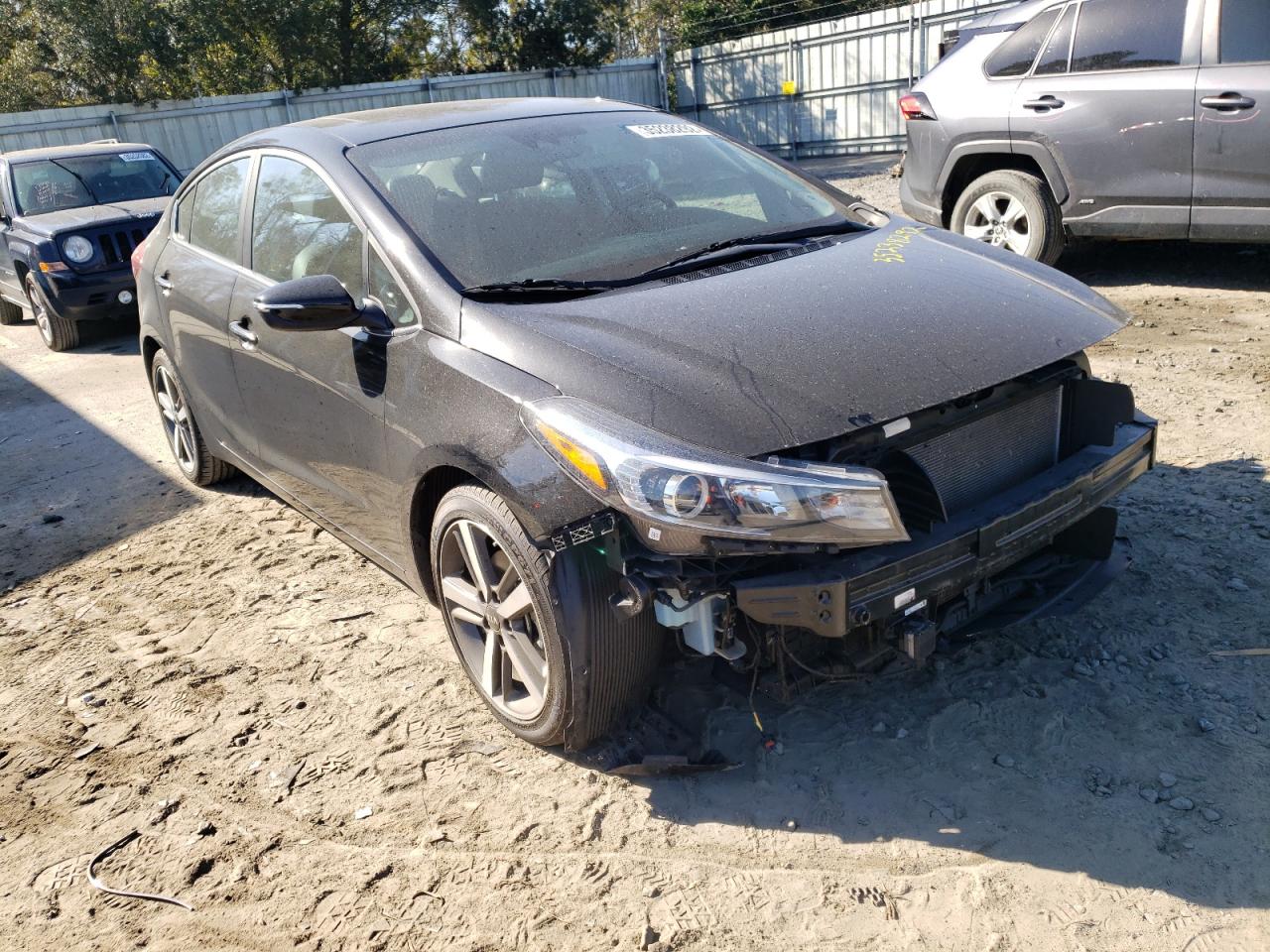 KIA FORTE EX 2017 with VIN 3KPFN4A80HE092124 - Photo from auction