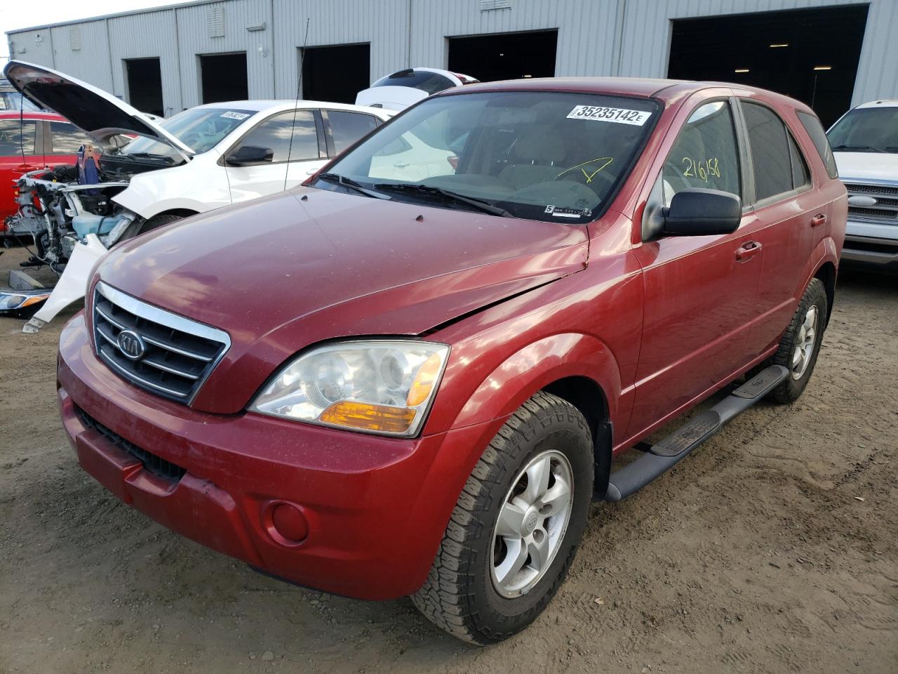 Photo 2 from auction – 2008 KIA SORENTO EX with VIN KNDJD735685855633