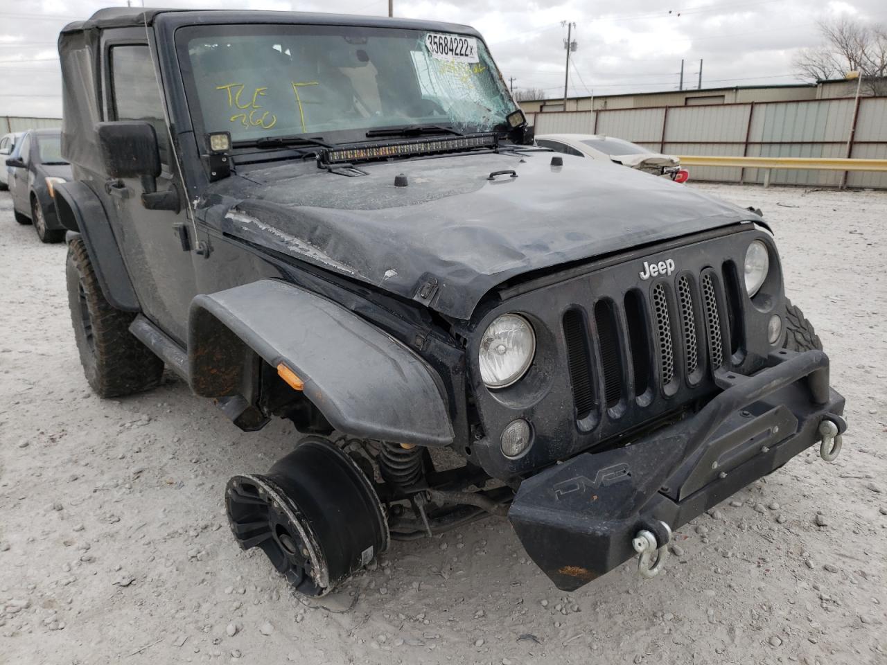 JEEP WRANGLER S 2017 with VIN 1C4AJWAG9HL558844 - Photo from auction