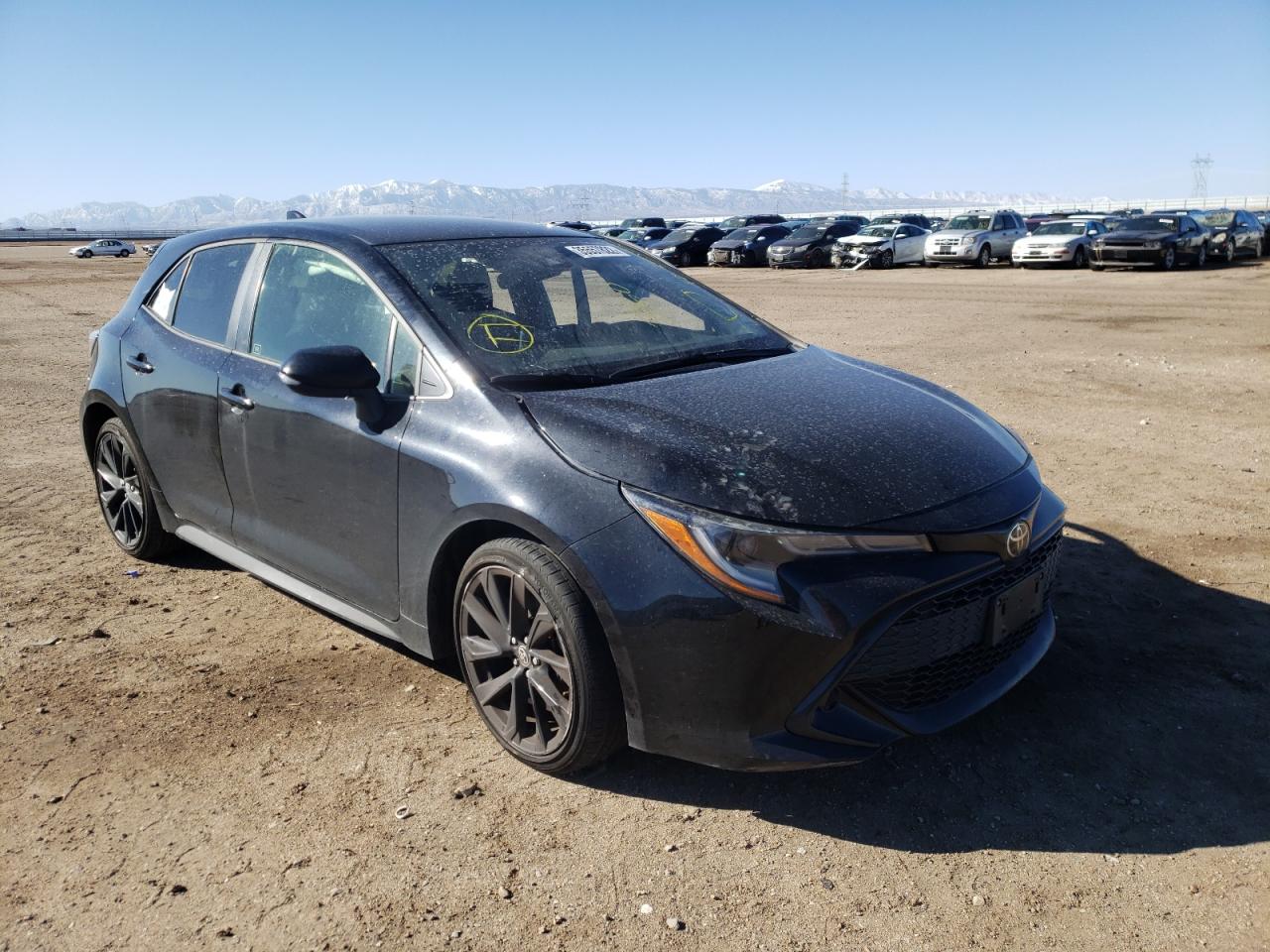 TOYOTA COROLLA SE 2021 with VIN JTND4MBE9M3112124 - Photo from auction
