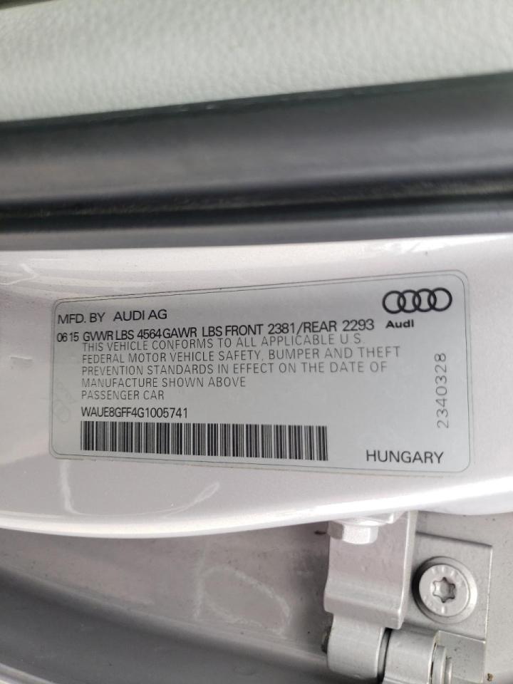 Photo 10 from auction – 2016 AUDI A3 PREMIUM with VIN WAUE8GFF4G1005741