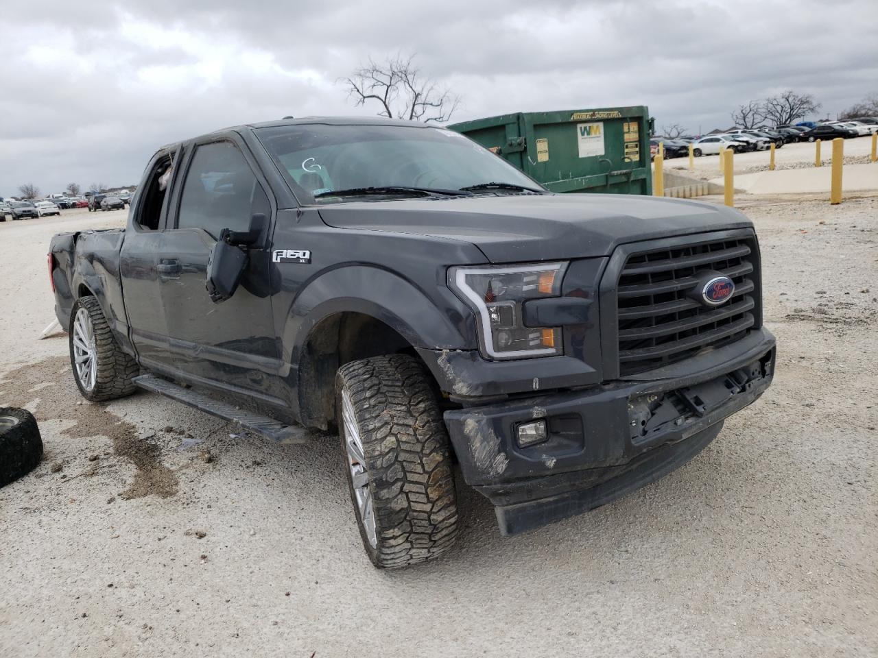 FORD F150 SUPER 2017 with VIN 1FTEX1CF0HKC53214 - Photo from auction