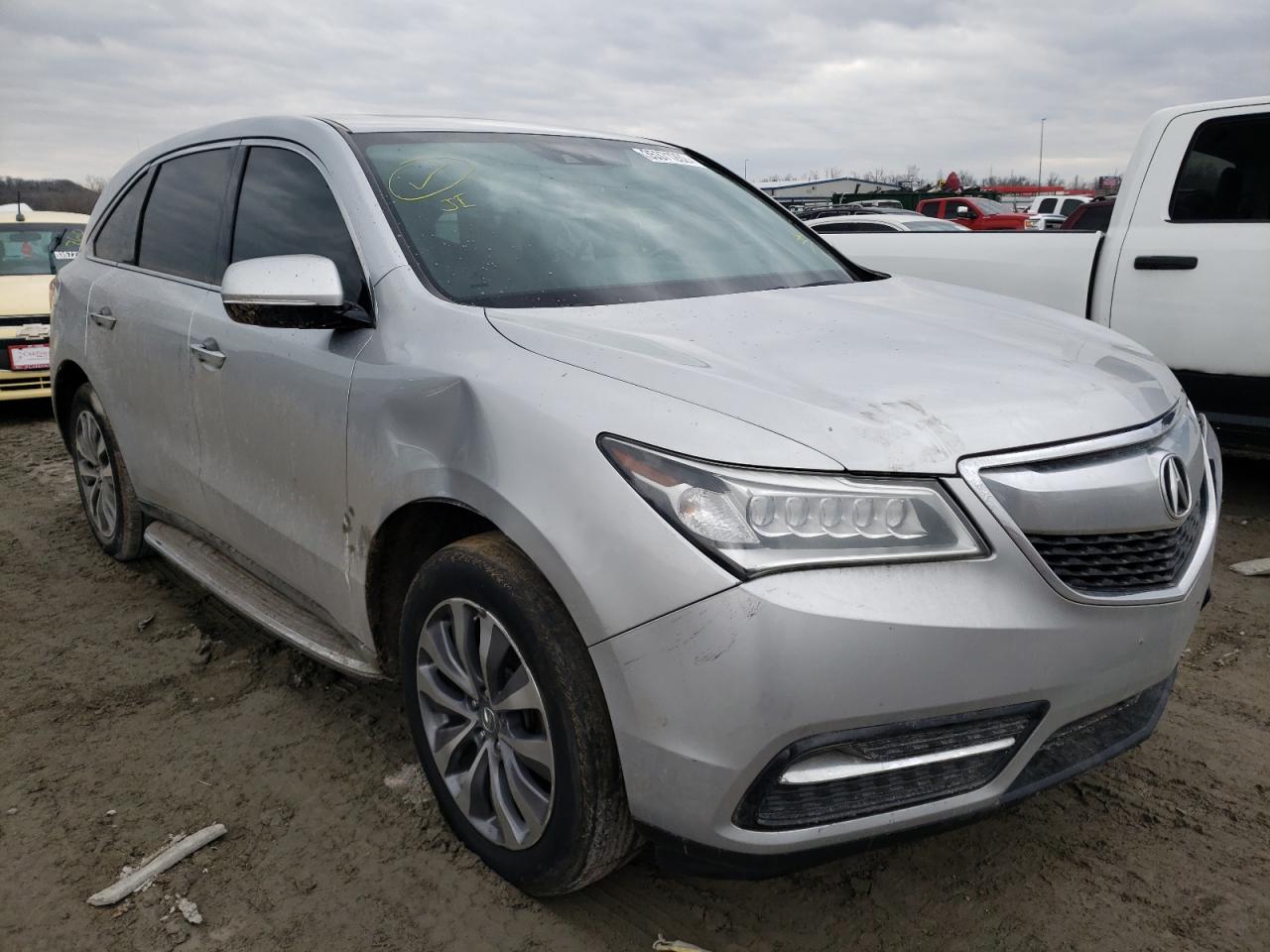 ACURA MDX TECHNO 2014 with VIN 5FRYD4H44EB011404 - Photo from auction