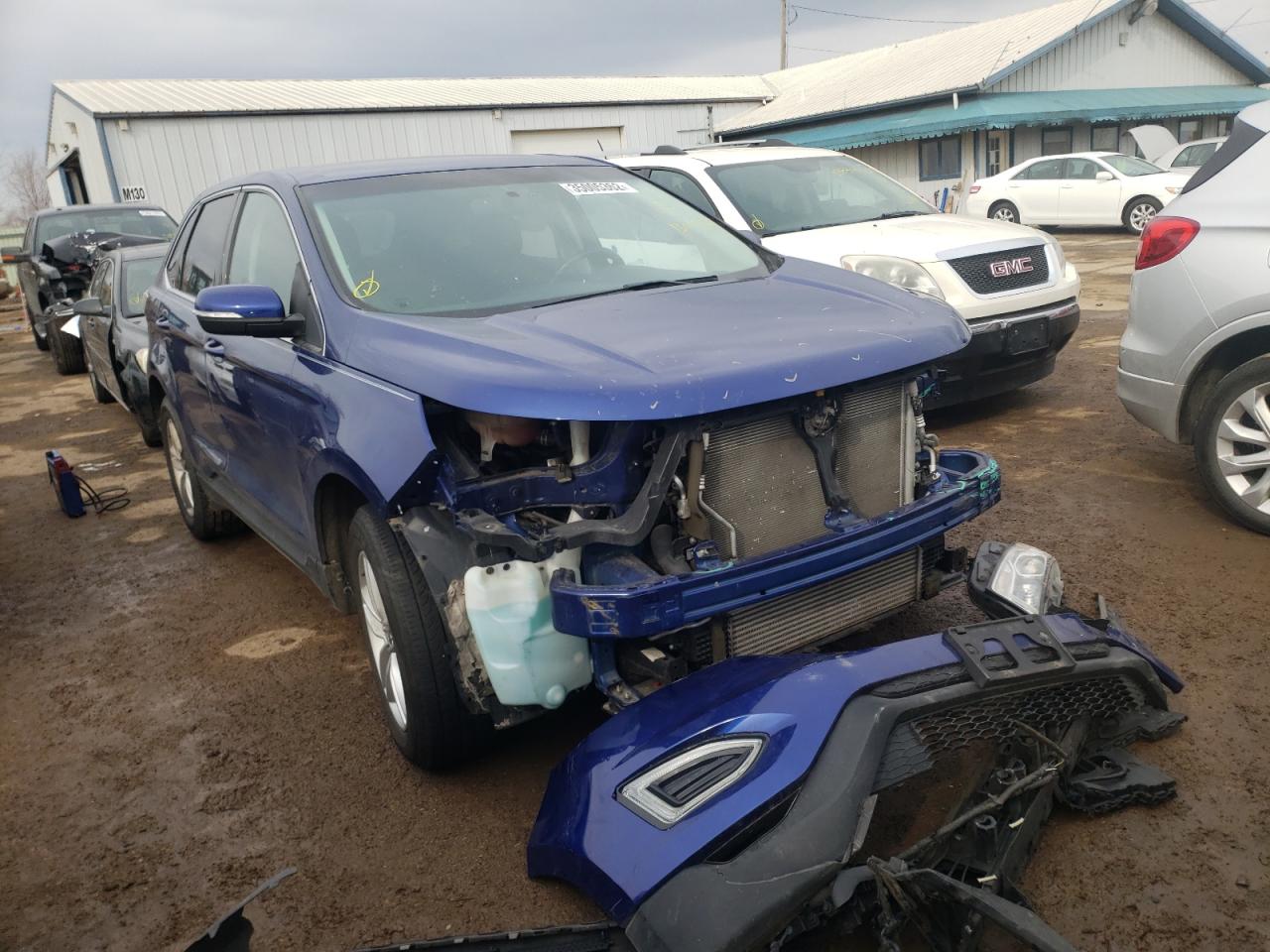 FORD EDGE SEL 2015 with VIN 2FMTK3J94FBB04631 - Photo from auction