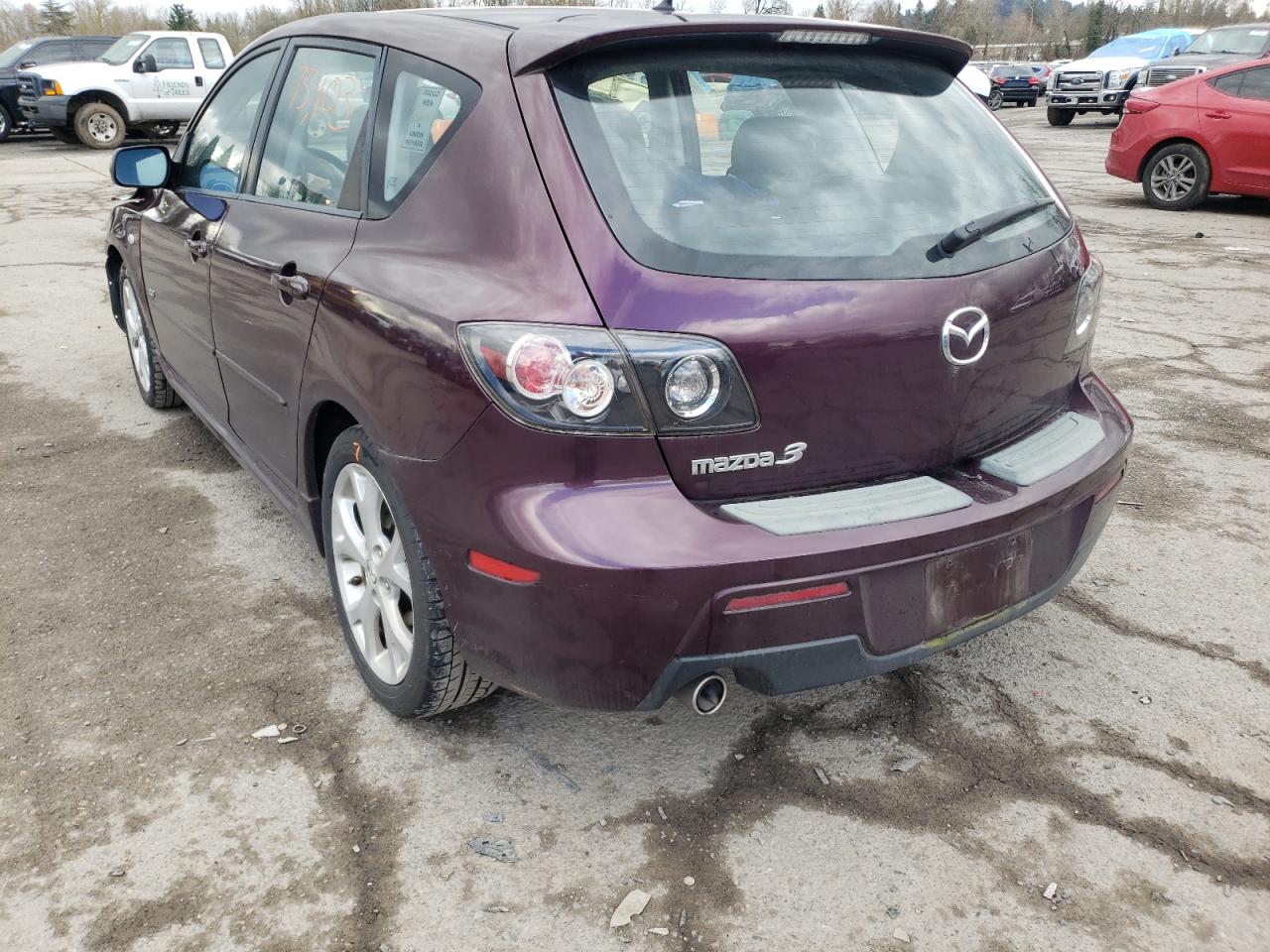 Photo 3 from auction – 2008 MAZDA 3 HATCHBAC with VIN JM1BK343181846605