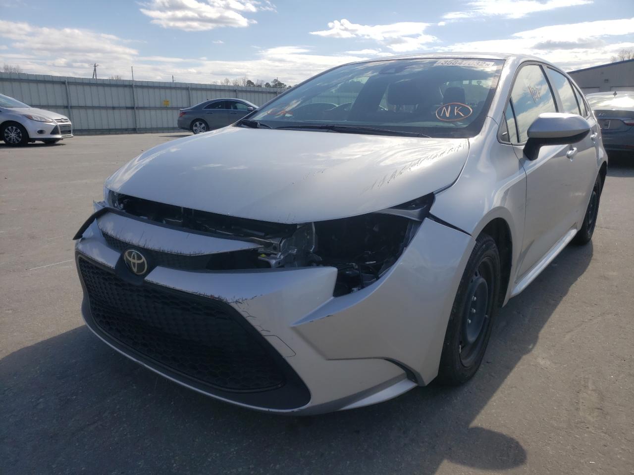 Photo 2 from auction – 2021 TOYOTA COROLLA LE with VIN JTDEPMAE4MJ127188