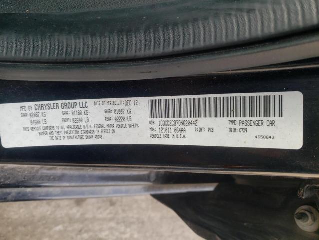 Photo 10 from auction – 2013 DODGE AVENGER SX with VIN 1C3CDZCB7DN620442