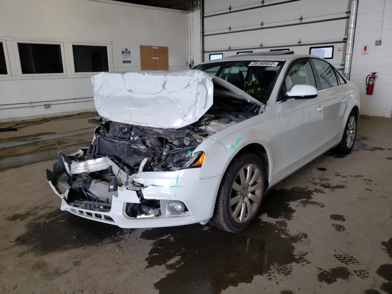 Photo 2 from auction – 2012 AUDI A4 PREMIUM with VIN WAUBFAFL5CN005150