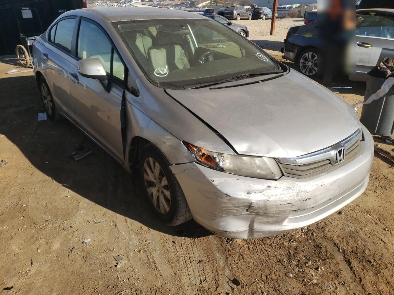 HONDA CIVIC LX 2012 with VIN 19XFB2F56CE025113 - Photo from auction