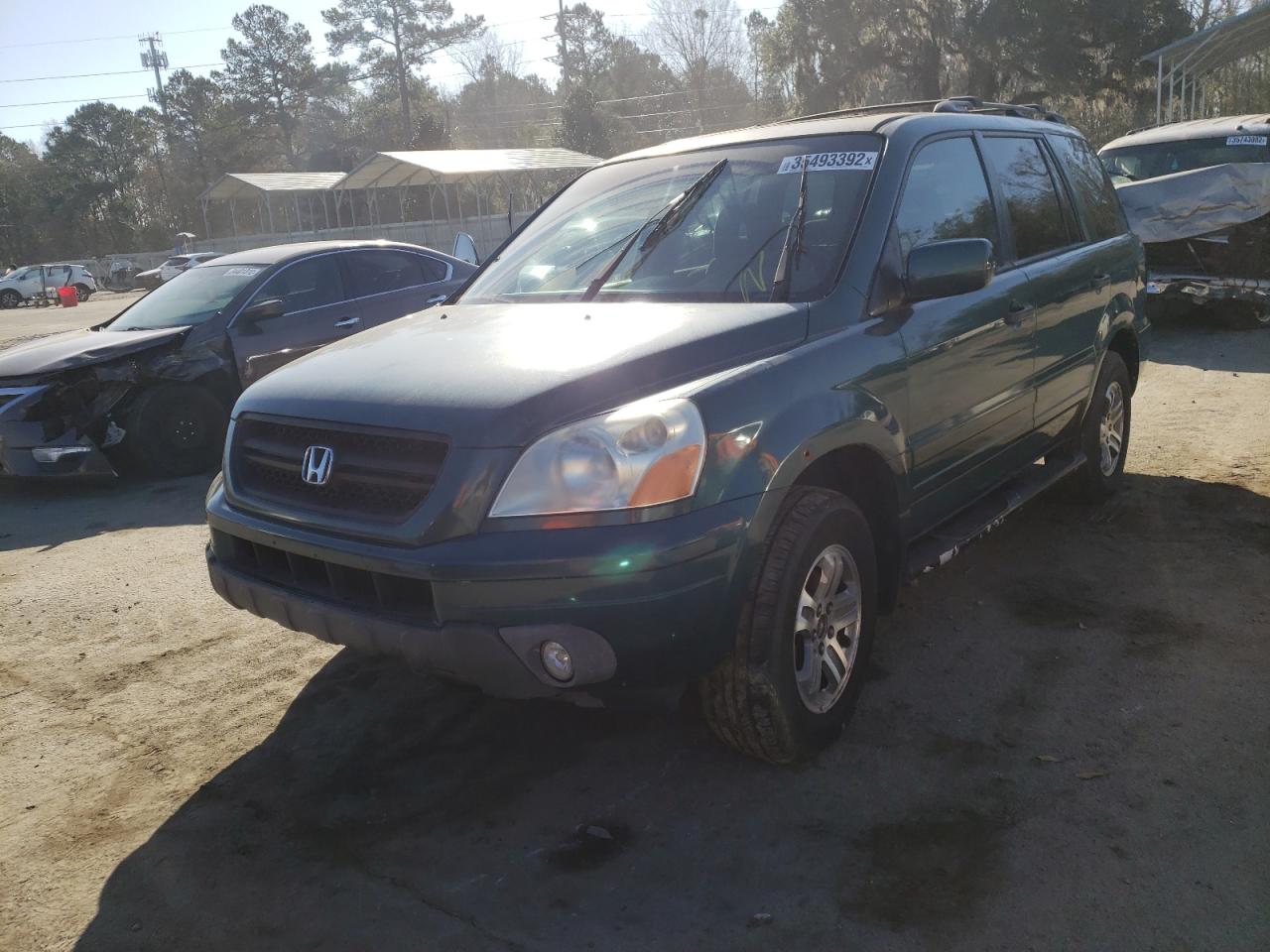 Photo 2 from auction – 2003 HONDA PILOT EX with VIN 2HKYF18443H561470