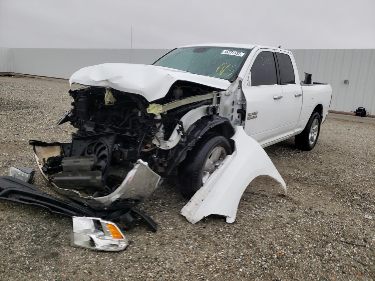 Photo 2 from auction – 2018 RAM 1500 SLT with VIN 1C6RR7GG8JS218466