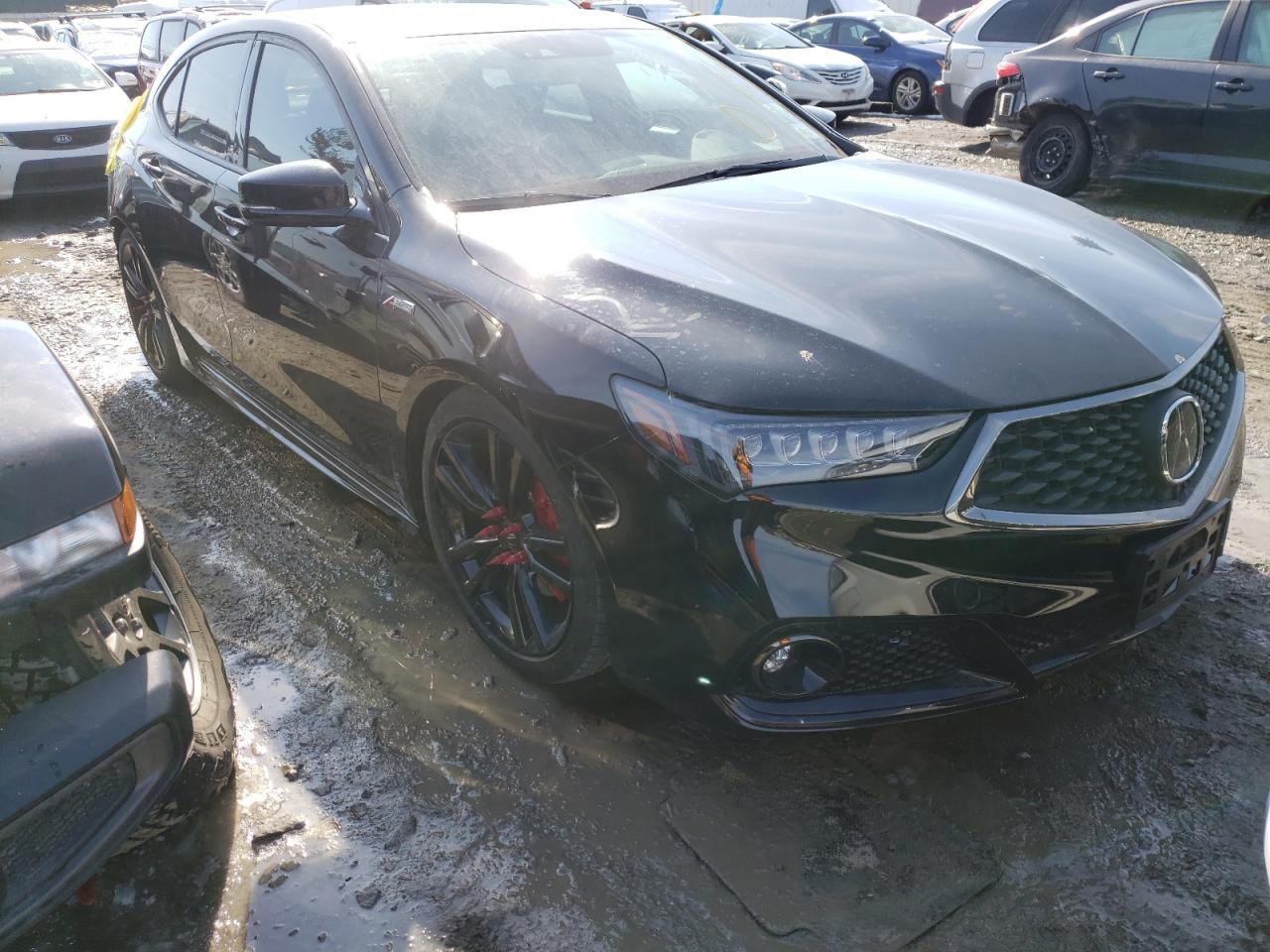 ACURA TLX TECH+A 2018 with VIN 19UUB3F60JA005611 - Photo from auction