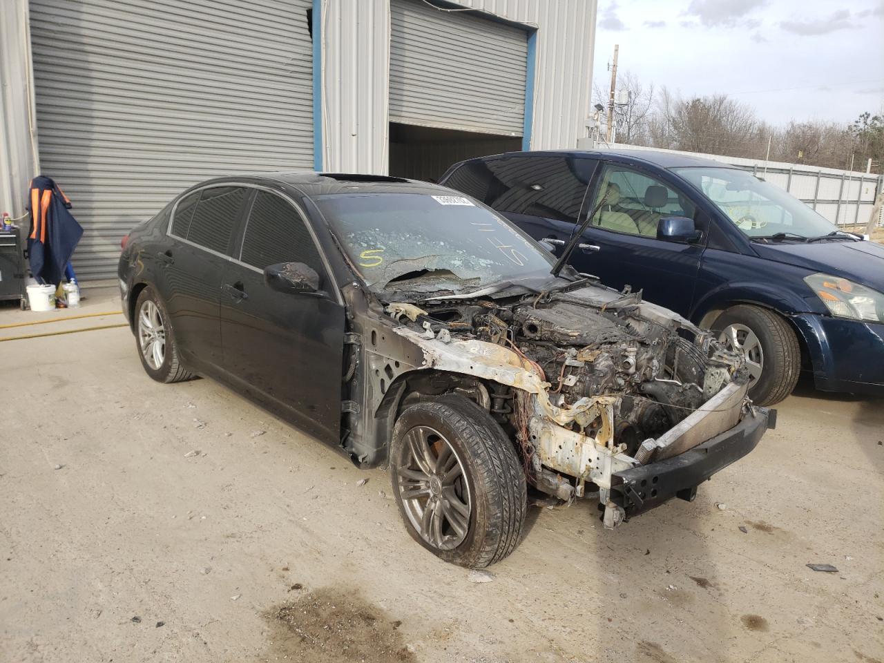 INFINITI G25 BASE 2011 with VIN JN1DV6AP8BM600684 - Photo from auction