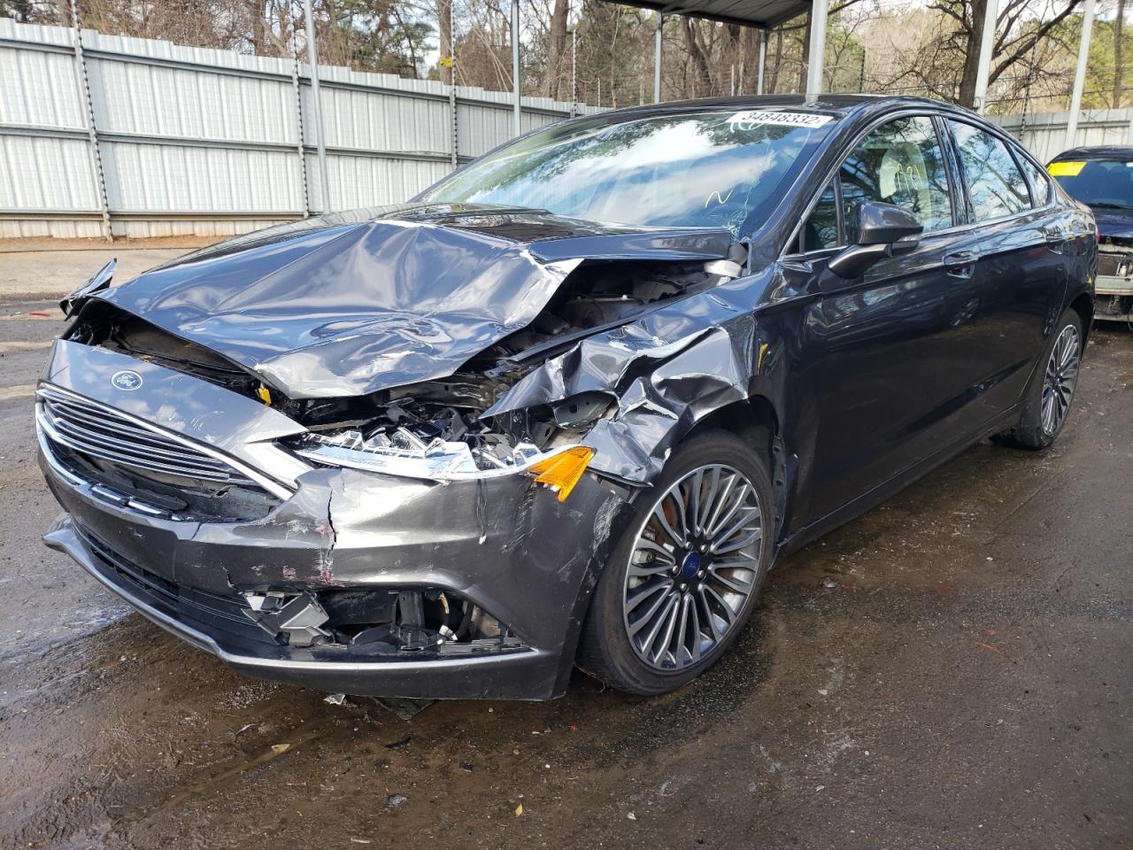 Photo 2 from auction – 2017 FORD FUSION SE with VIN 3FA6P0HD0HR405676