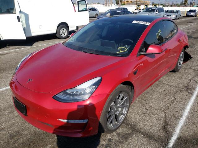 Photo 2 from auction – 2020 TESLA MODEL 3 with VIN 5YJ3E1EBXLF710737