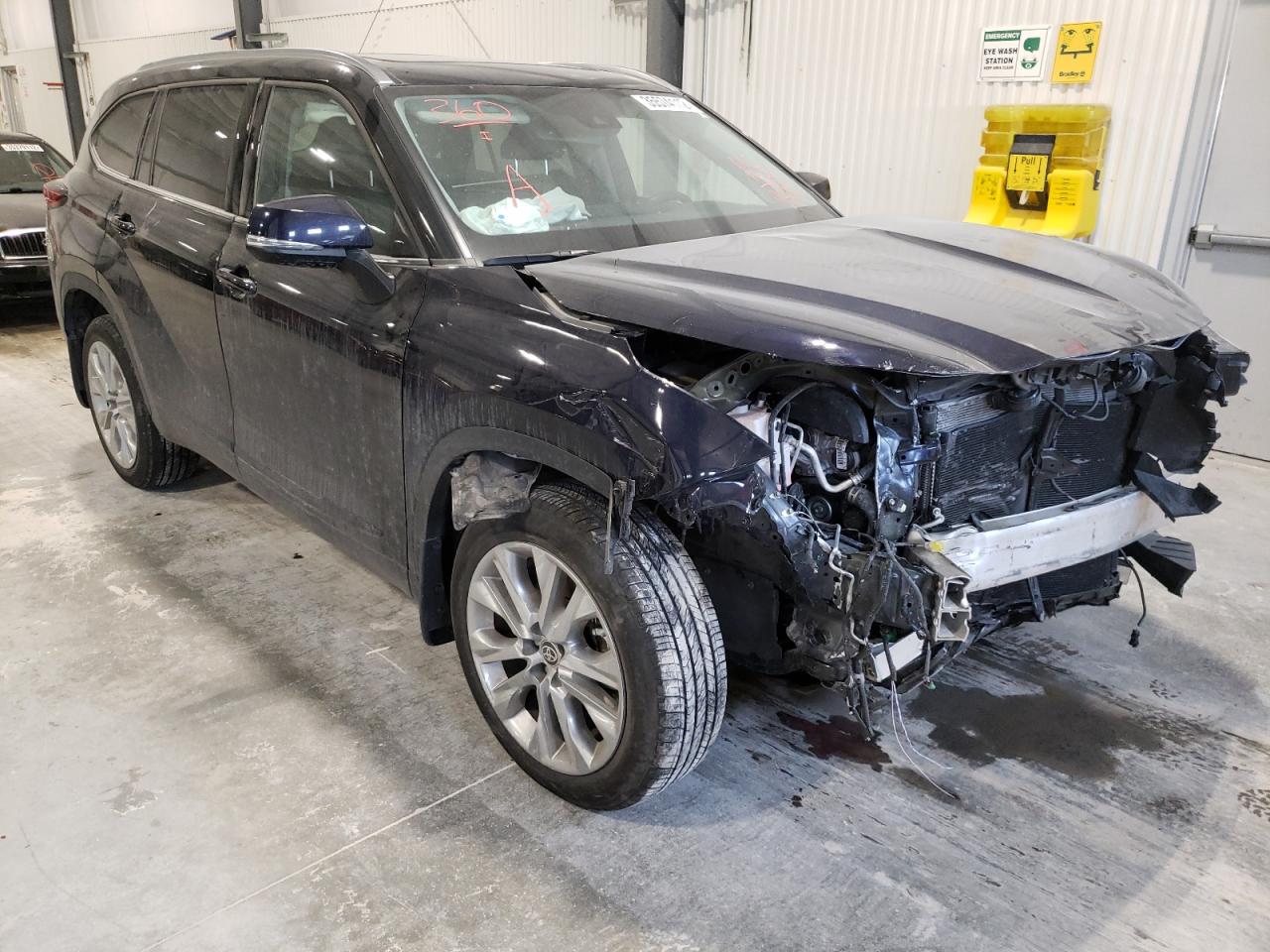 Photo 1 from auction – 2020 TOYOTA HIGHLANDER with VIN 5TDDZRBH9LS039878