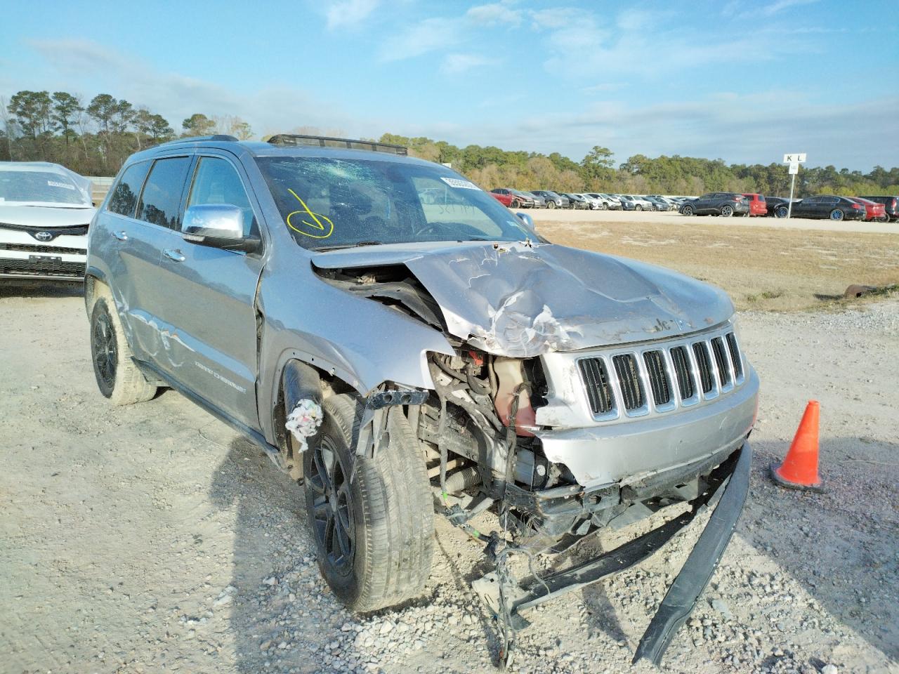 JEEP GRAND CHER 2014 with VIN 1C4RJFBG2EC498001 - Photo from auction