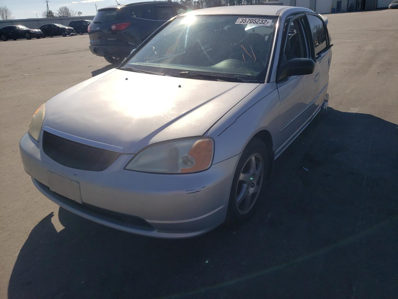 Photo 2 from auction – 2002 HONDA CIVIC LX with VIN 1HGES16562L031023