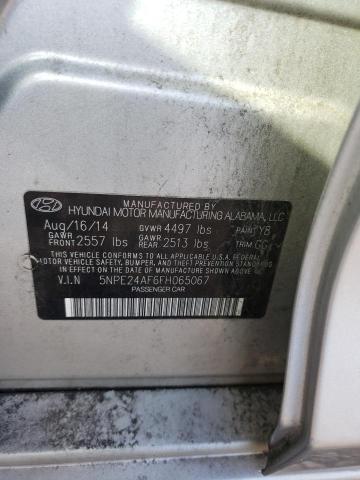 Photo 10 from auction – 2015 HYUNDAI SONATA SE with VIN 5NPE24AF6FH065067