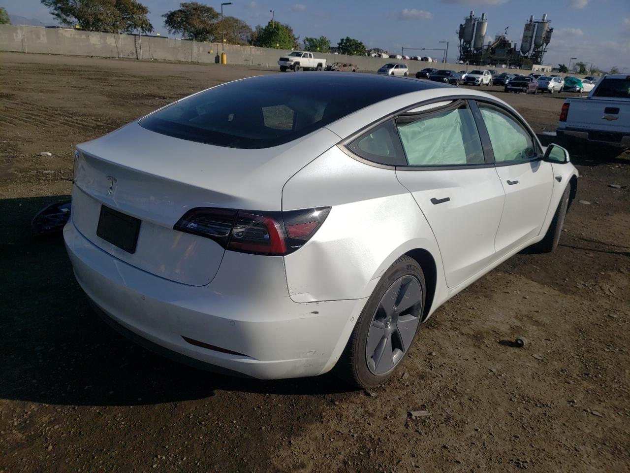Photo 4 from auction – 2021 TESLA MODEL 3 with VIN 5YJ3E1EA0MF923477