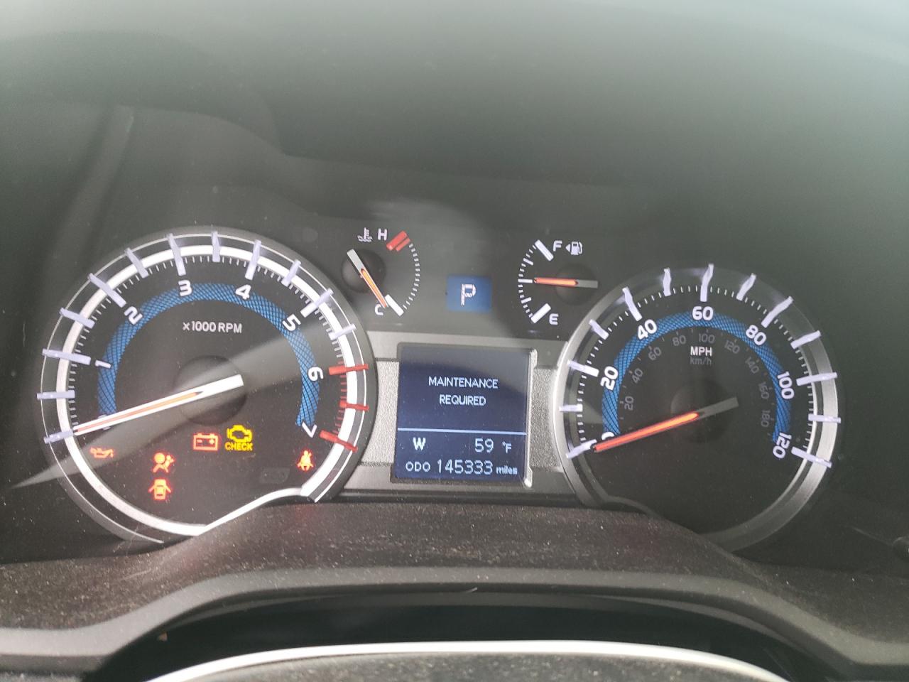 Photo 8 from auction – 2016 TOYOTA 4RUNNER SR with VIN JTEBU5JR3G5316914