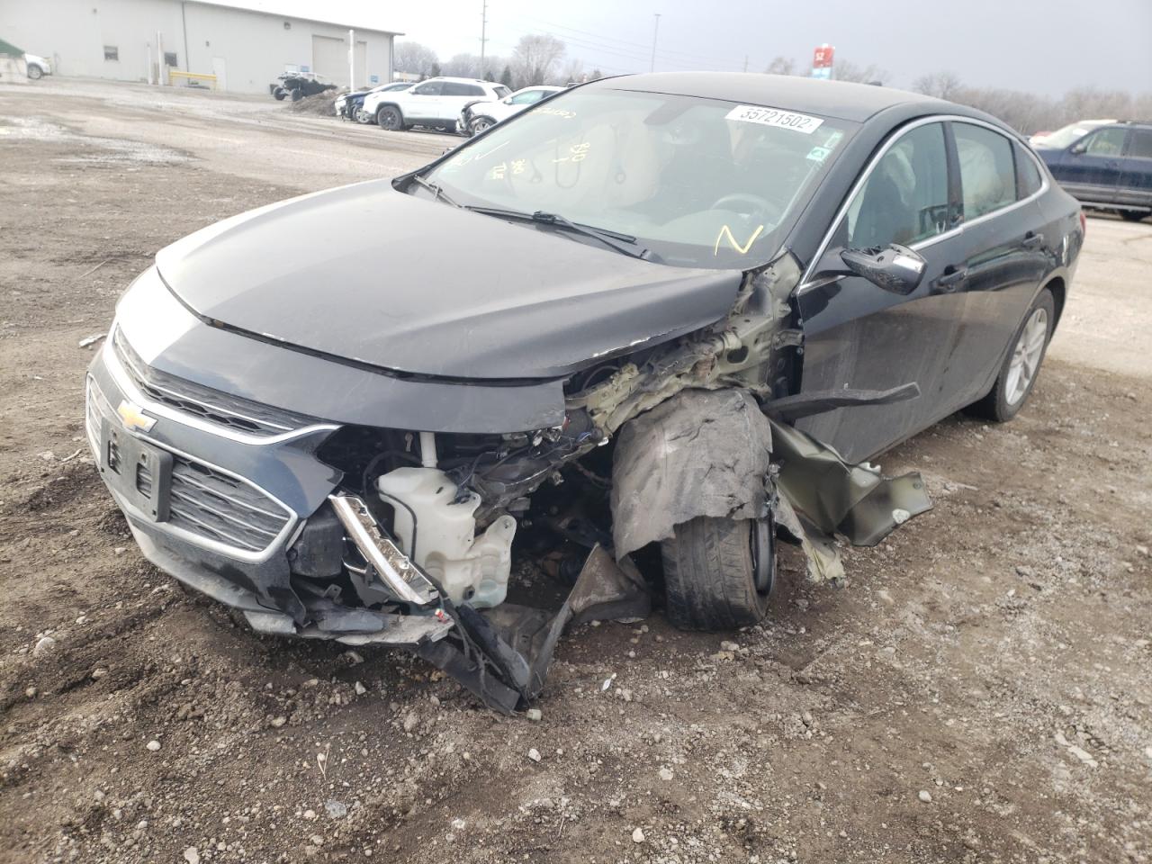 Photo 2 from auction – 2018 CHEVROLET MALIBU LT with VIN 1G1ZD5ST1JF173629