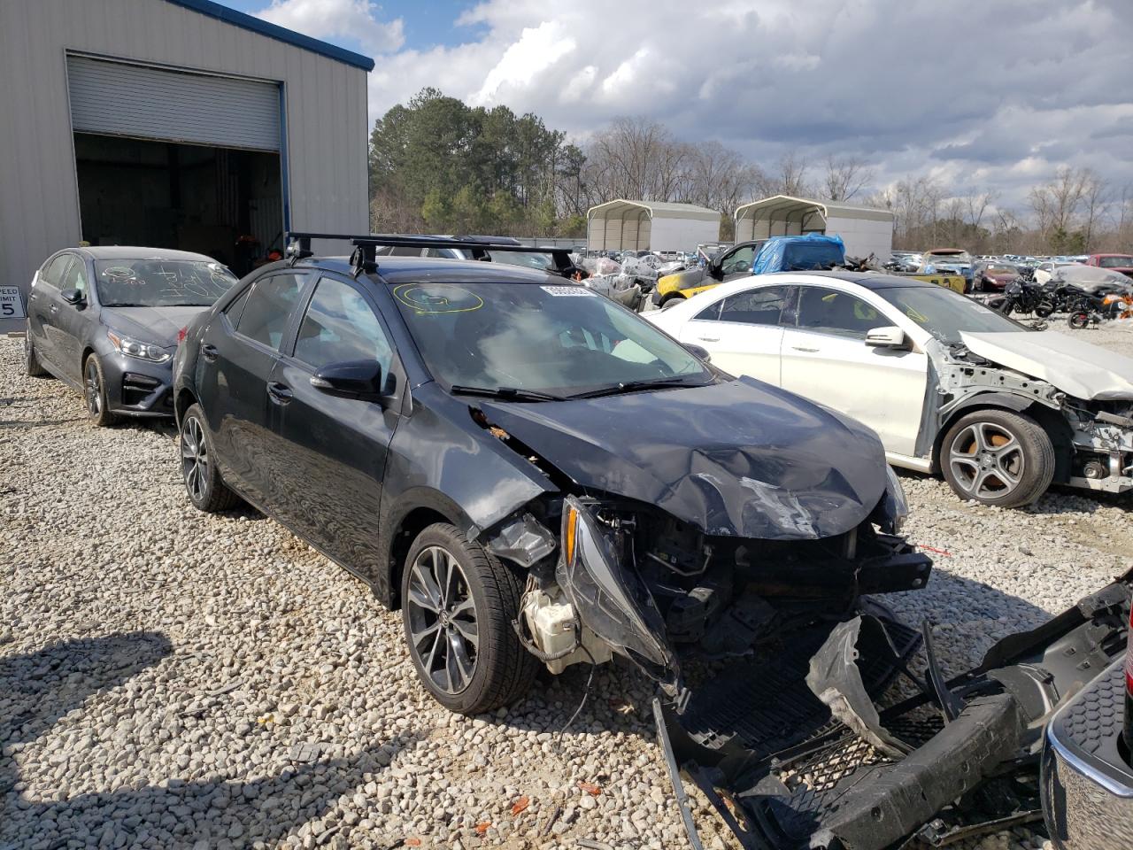 TOYOTA COROLLA L 2018 with VIN 2T1BURHE2JC080782 - Photo from auction