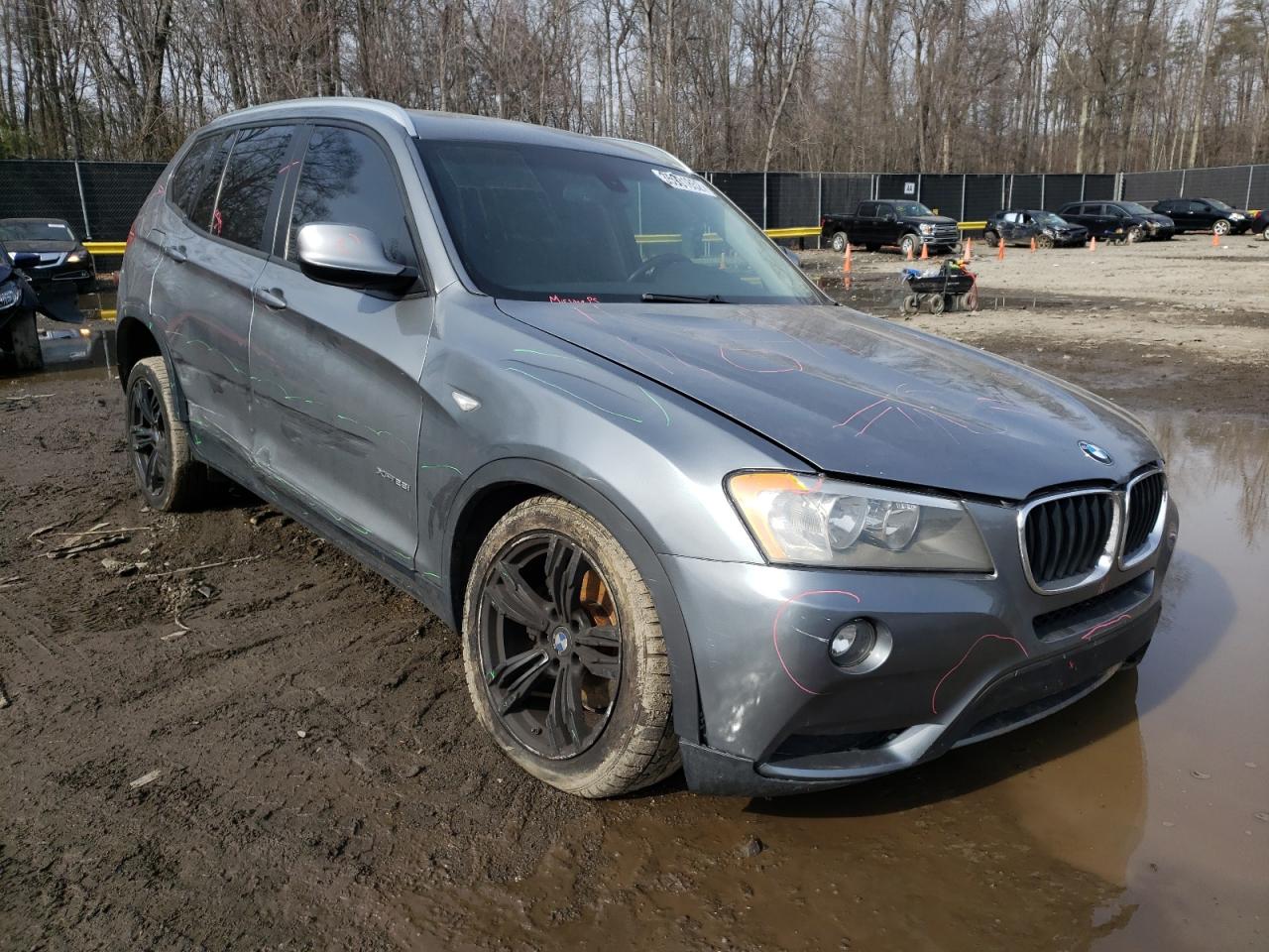 BMW X3 XDRIVE2 2013 with VIN 5UXWX9C57D0A13465 - Photo from auction