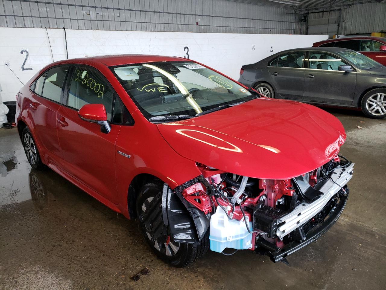 Photo 1 from auction – 2021 TOYOTA COROLLA LE with VIN JTDEAMDE7MJ014932