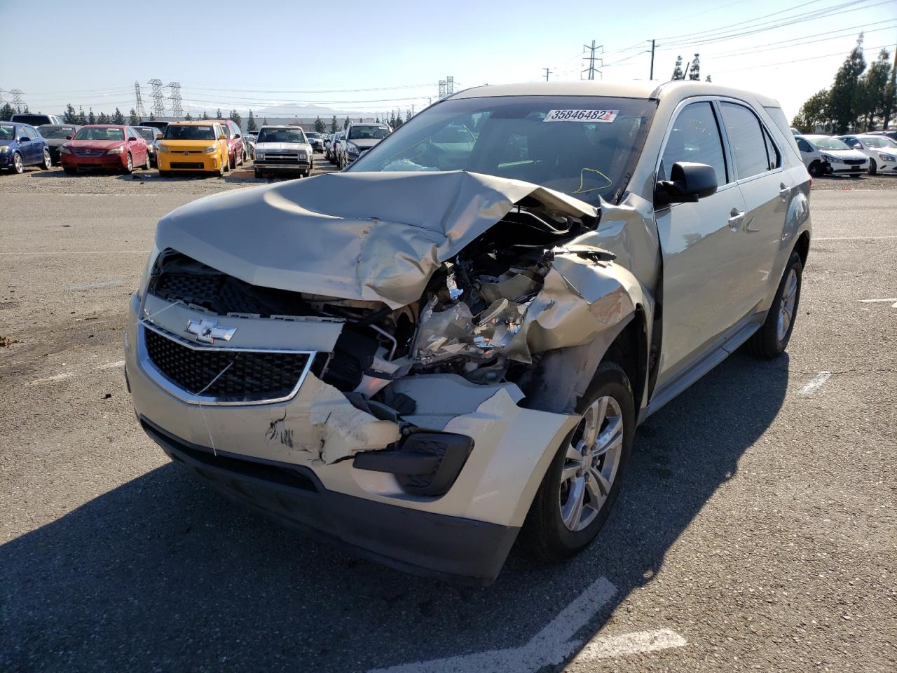 Photo 2 from auction – 2014 CHEVROLET EQUINOX LS with VIN 1GNALAEK7EZ122666
