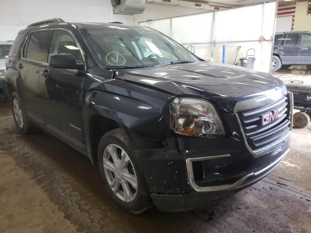GMC TERRAIN SL 2017 with VIN 2GKFLNE37H6340173 - Photo from auction