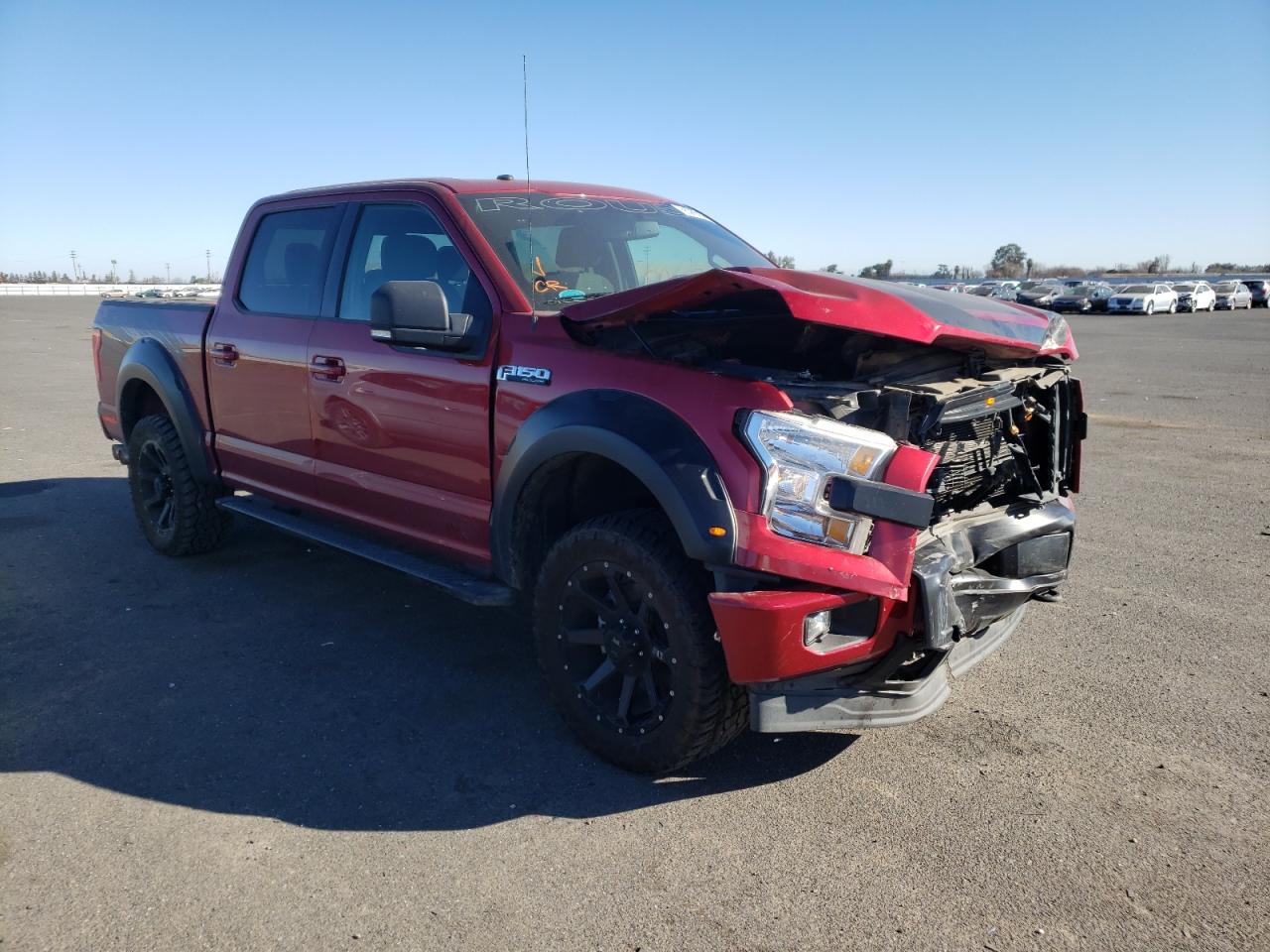 FORD F150 SUPER 2017 with VIN 1FTEW1EF3HFC21866 - Photo from auction