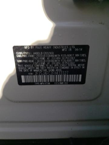 Photo 10 from auction – 2015 SUBARU FORESTER 2 with VIN JF2SJAFC2FH433327