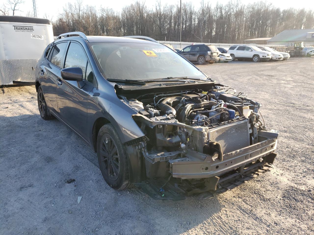 SUBARU IMPREZA PR 2017 with VIN 4S3GTAD61H3745571 - Photo from auction