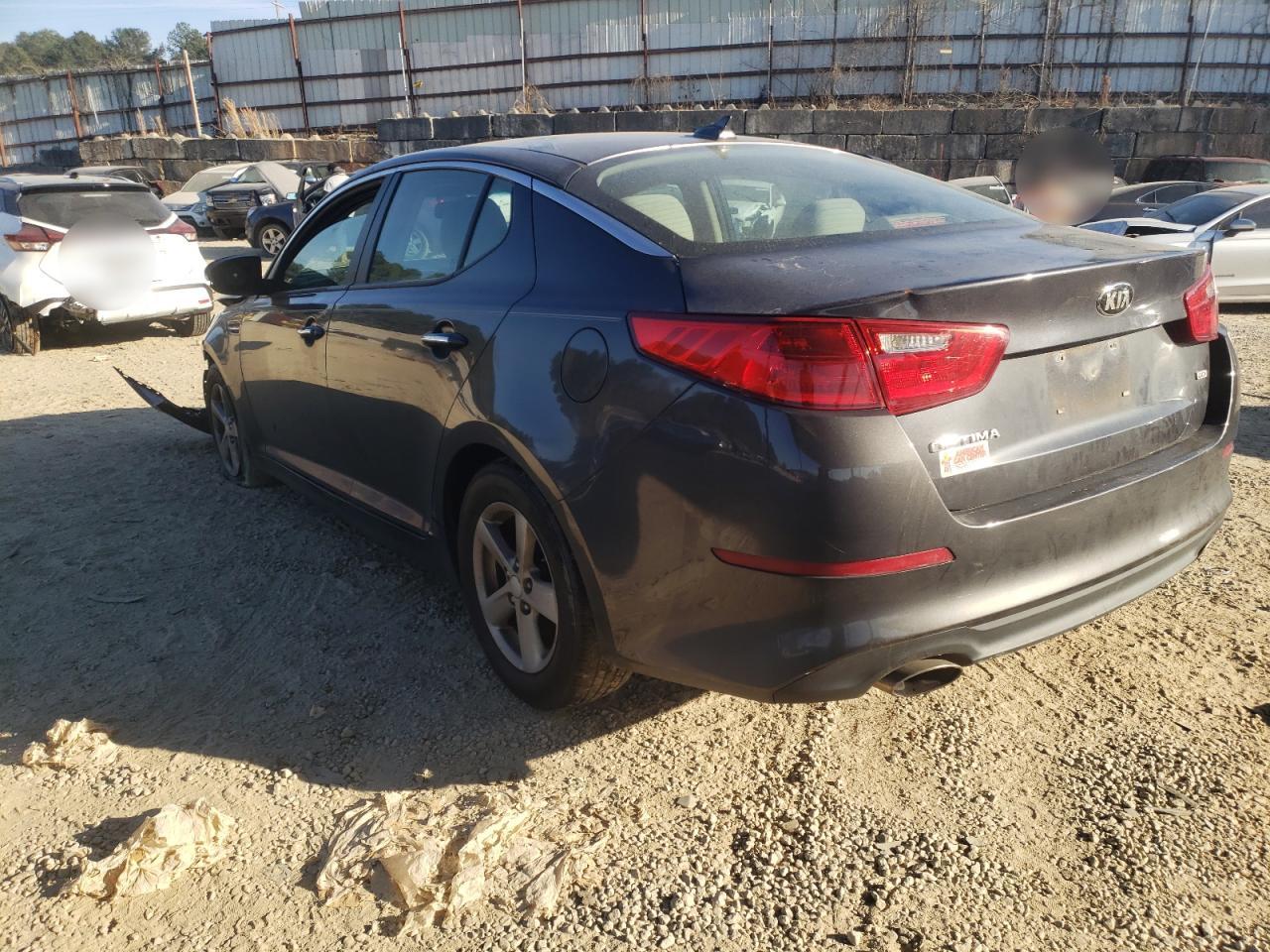 Photo 3 from auction – 2015 KIA OPTIMA LX with VIN 5XXGM4A75FG465595