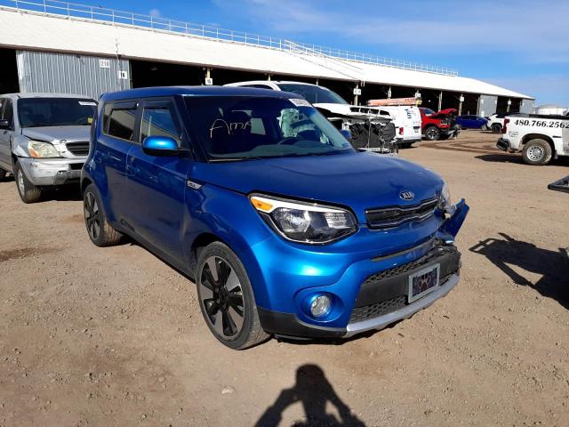 KIA SOUL + 2018 with VIN KNDJP3A53J7554993 - Photo from auction