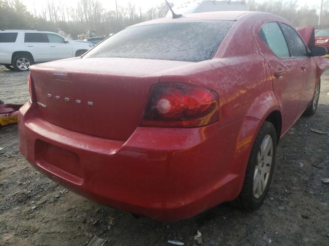 Photo 4 from auction – 2012 DODGE AVENGER SE with VIN 1C3CDZAB3CN238233