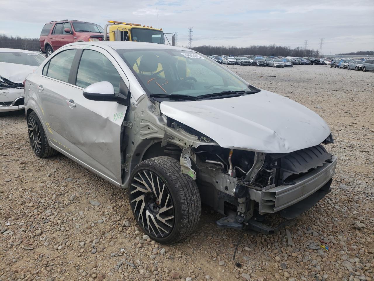 CHEVROLET SONIC LT 2017 with VIN 1G1JD5SH2H4116807 - Photo from auction