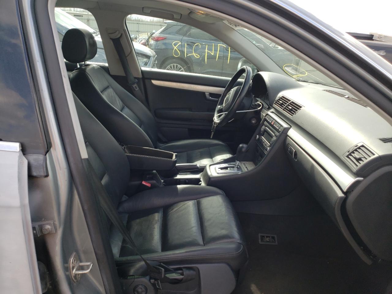 Photo 5 from auction – 2008 AUDI A4 2.0T with VIN WAUAF78EX8A144573