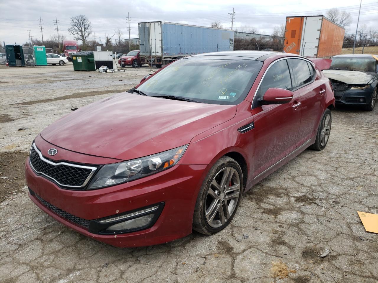 Photo 2 from auction – 2013 KIA OPTIMA SX with VIN 5XXGR4A68DG122155