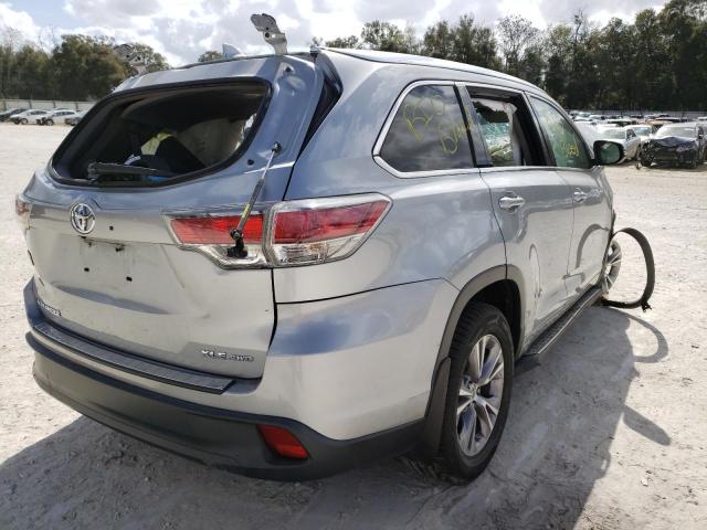 Photo 4 from auction – 2015 TOYOTA HIGHLANDER with VIN 5TDJKRFH7FS161791