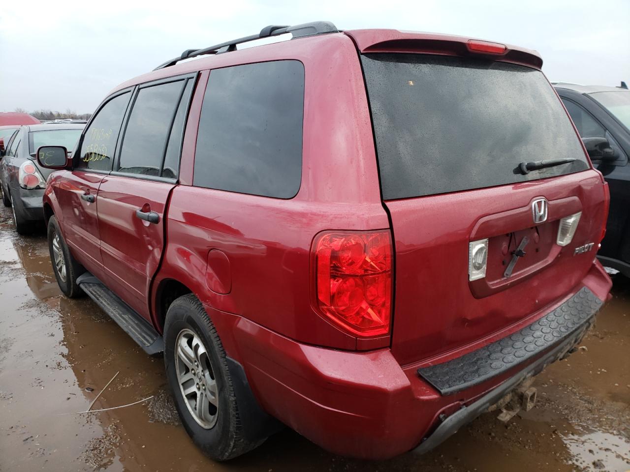 Photo 3 from auction – 2005 HONDA PILOT EXL with VIN 5FNYF18635B008294
