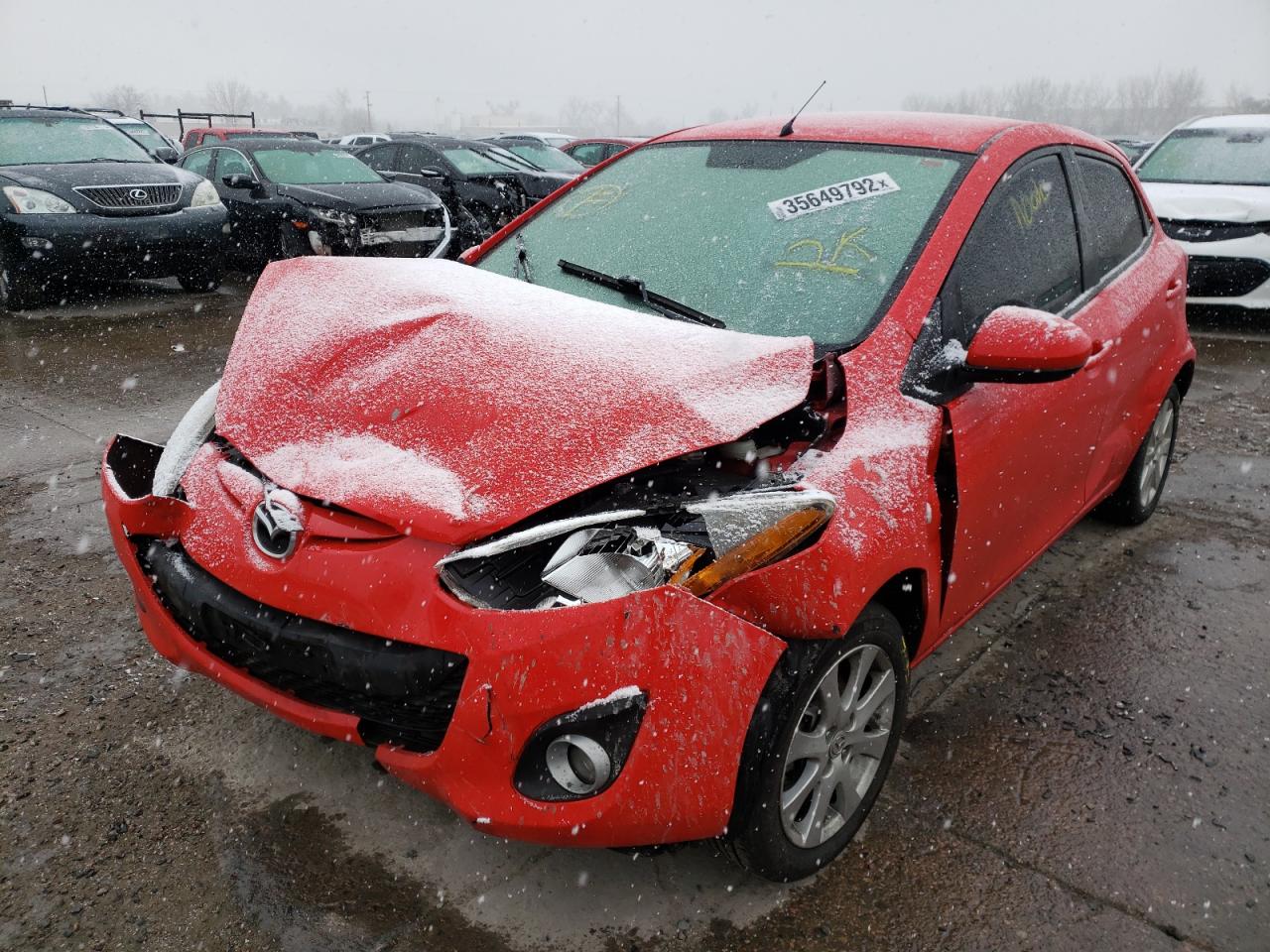 Photo 2 from auction – 2011 MAZDA MAZDA2 with VIN JM1DE1HY4B0105422