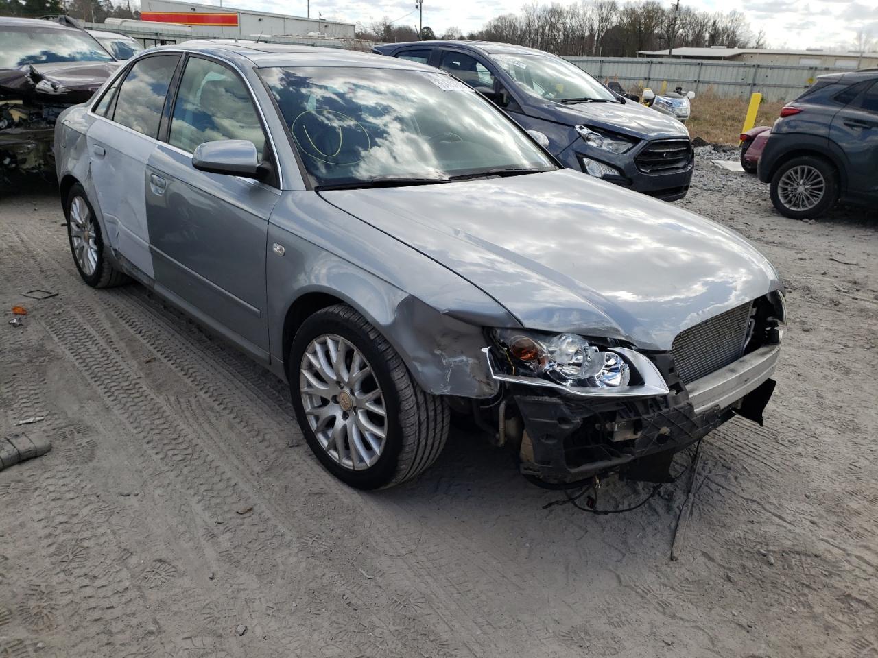 AUDI A4 2.0T 2008 with VIN WAUAF78EX8A144573 - Photo from auction