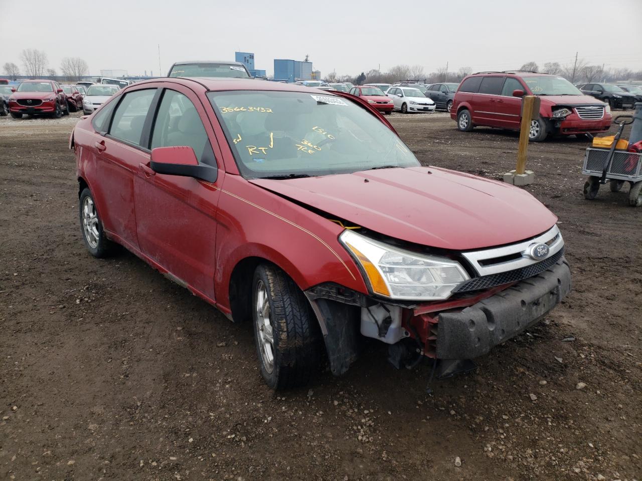 Photo 1 from auction – 2009 FORD FOCUS SES with VIN 1FAHP36N69W114829