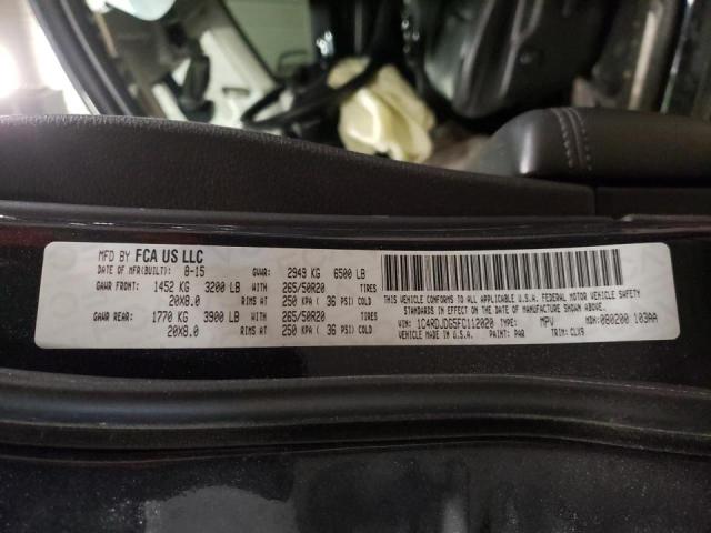 Photo 10 from auction – 2015 DODGE DURANGO LI with VIN 1C4RDJDG5FC112020