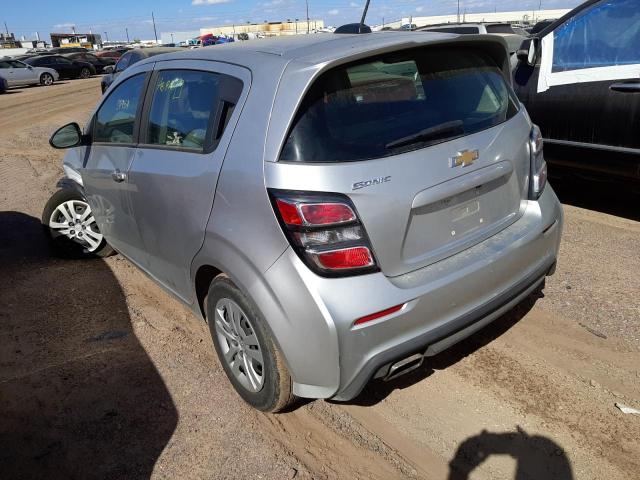 Photo 3 from auction – 2020 CHEVROLET SONIC with VIN 1G1JG6SB5L4125518